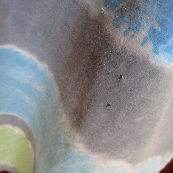 Medium Tie-Dye T-Shirt Vintage Mens T-shirt Medium 90s HOCKEY TIE DYE 1997 - Picture 6 of 9